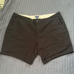 George Black Flat Front Shorts Casual